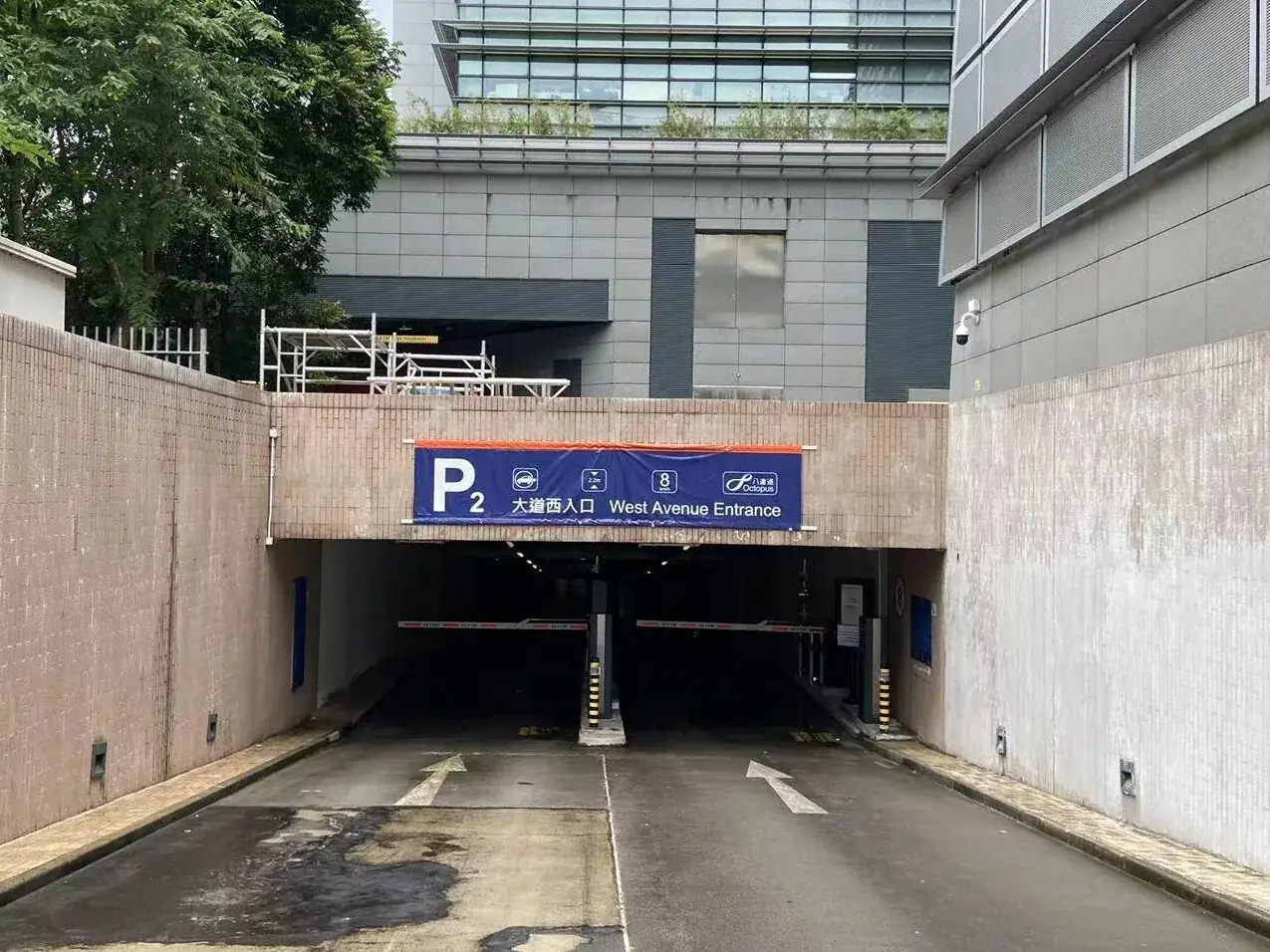 Science Park Car Park P2 parking entrance parking entrance
