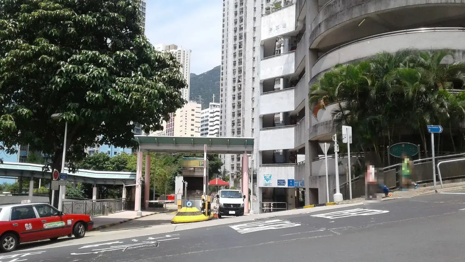 Tsz Oi Car Park parking entrance parking entrance