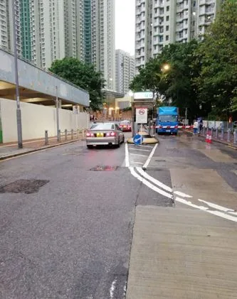 Lei Muk Shue Shopping Centre Carpark parking entrance parking entrance