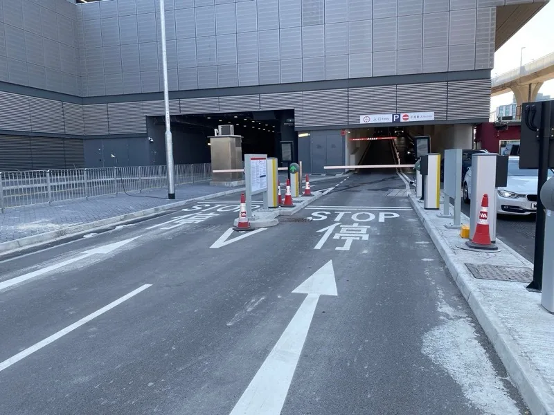 Airport Car Park 3 parking entrance parking entrance