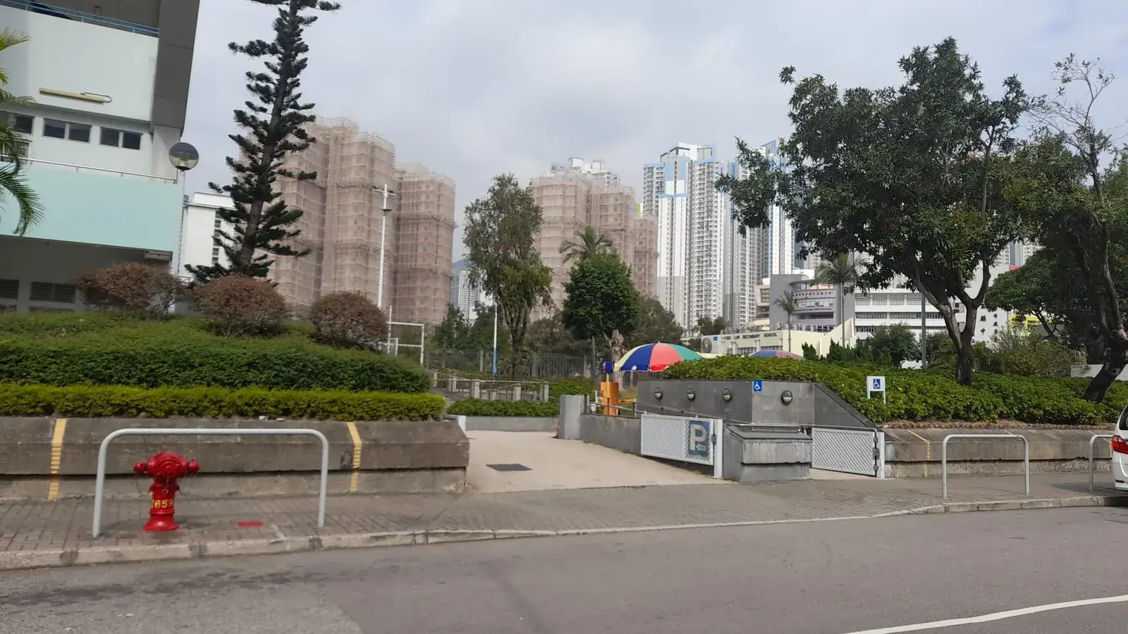 Kowloon Bay Sports Ground B parking entrance parking entrance