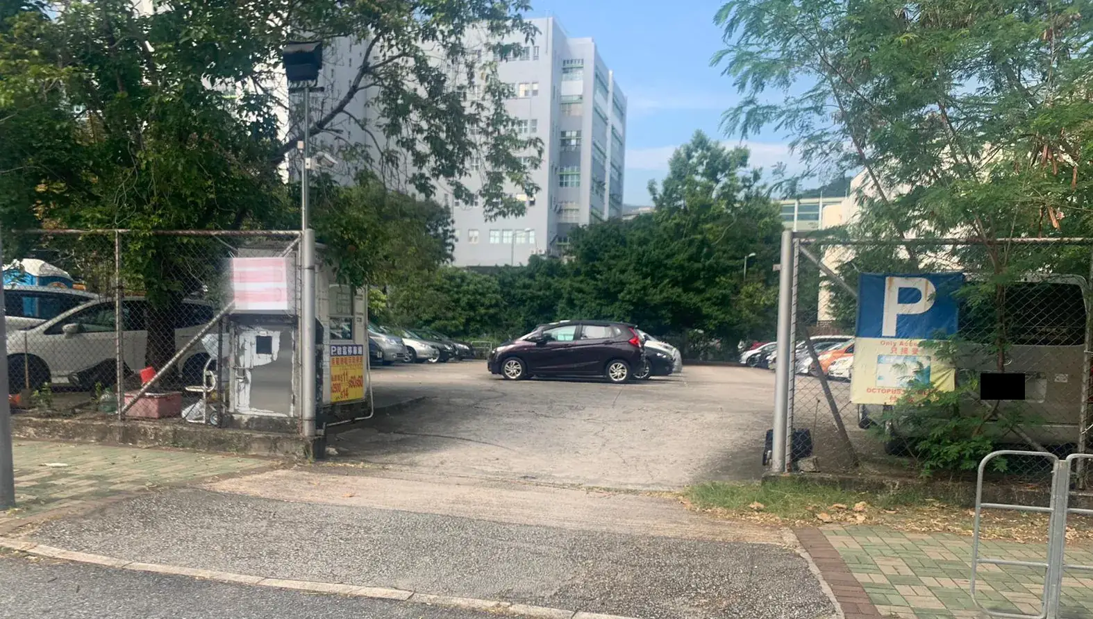 Man Lai Road parking entrance parking entrance