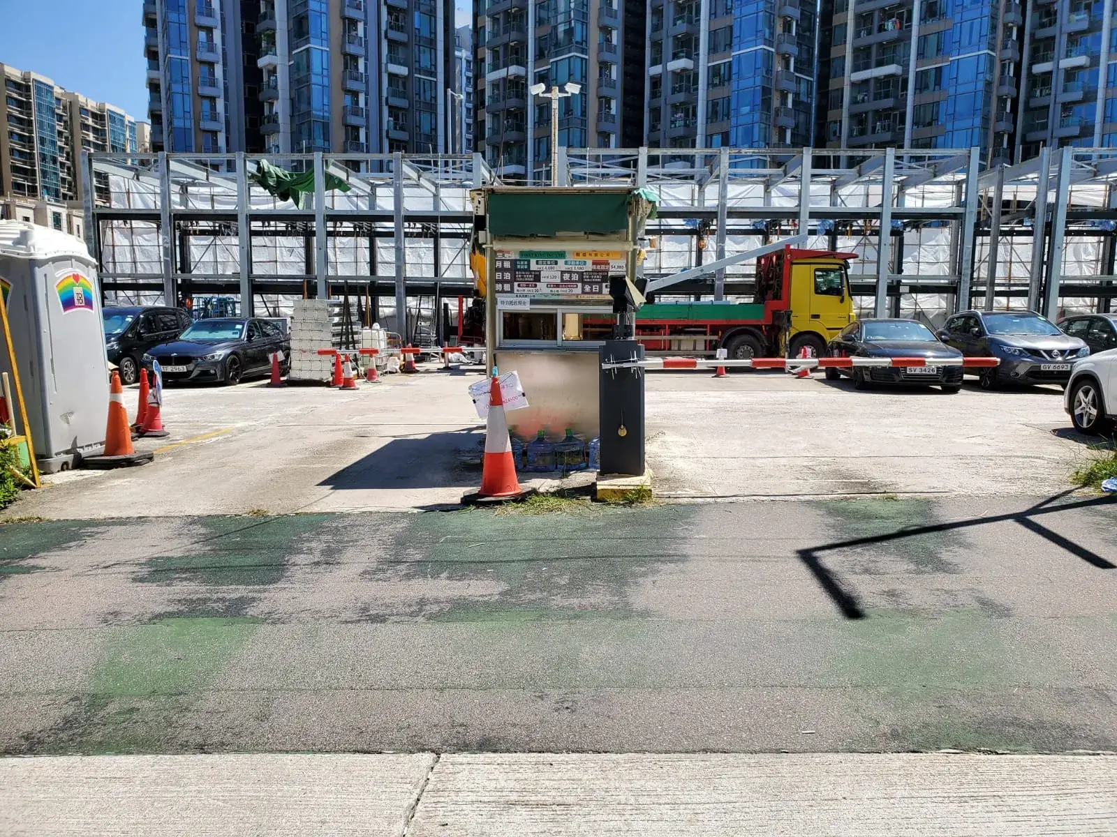 Fo Shing Road Car Park parking entrance parking entrance