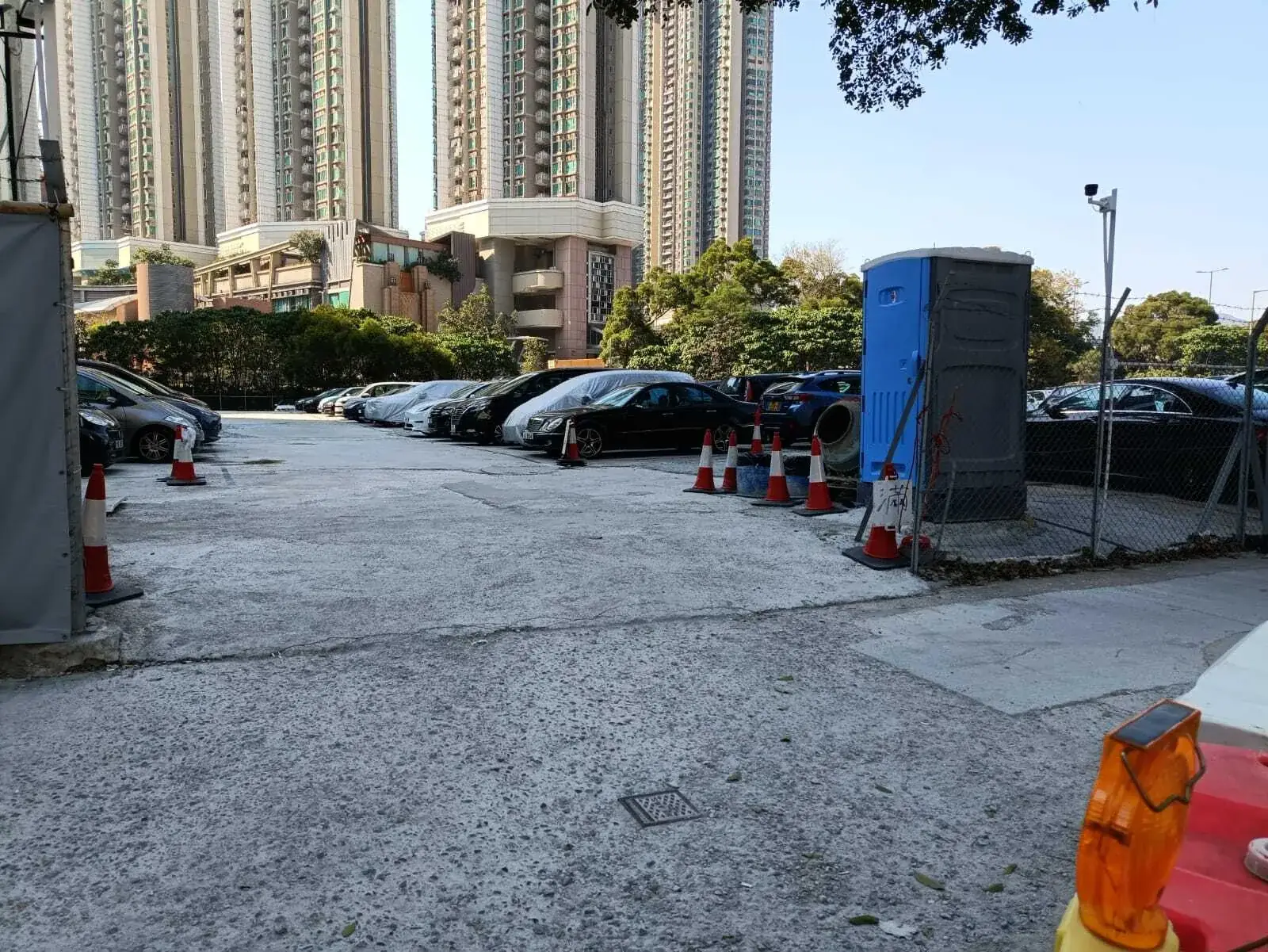 Shek Kok Road parking entrance parking entrance