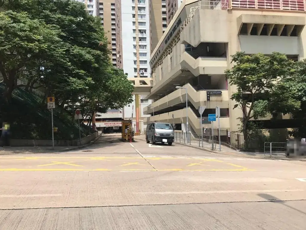 Lok Nga Car Park parking entrance parking entrance